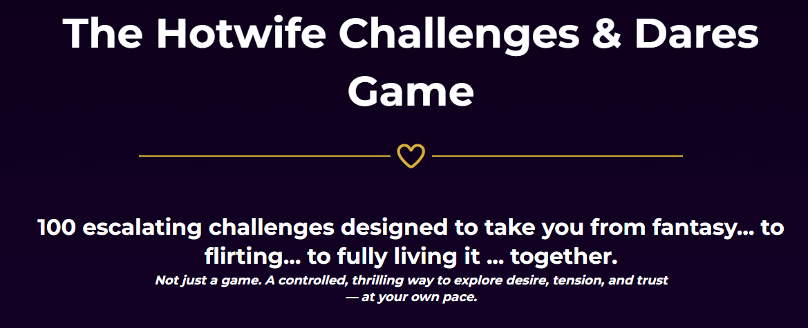 Hotwife Challenges & Dares Game